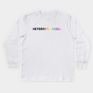 Heteroflexible Kids Long Sleeve T-Shirt